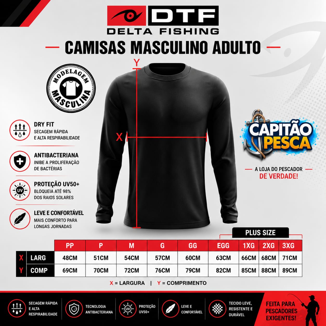 Camisa de Pesca Delta Fishing - Black Shield Snook Camo - Confort Plus - EGG - Imagem 2