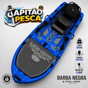 Caiaque Polaris Barba Negra – Azul – Carga 300Kg