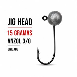 Jig Head Maruri - Metal - 15g - Anzol 3/0 -  Unidade