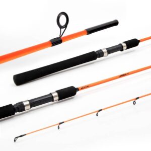 Vara Kyuu Jacky Orange S602 – 183cm – 10–20 lb – 2 Partes – 260g – Ação Média