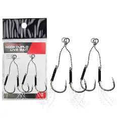 Anzol Assist Hook Live Bait N°3/0 - Albatroz Fishing - 2 unidades