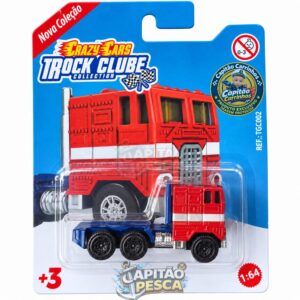 Caminhão Optimus Prime Transformers - Miniatura Escala 1:64 - Crazy Cars Truck Clube