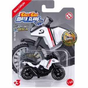Moto Tipo BMW Adventure - Miniatura Escala 1:64 - Crazy Cars Moto Clube Collection - REF5